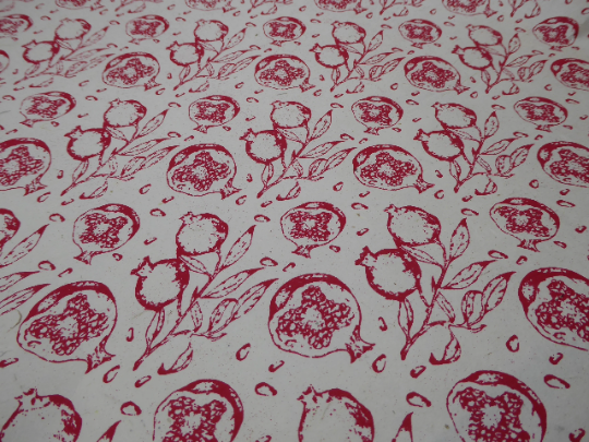 Pomegranate Design Lokta Paper Handmade in the Himalayas
