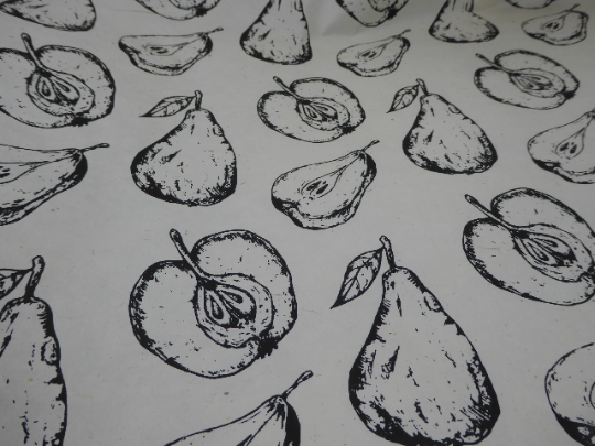 Apples and Pears Design Lokta Paper Handmade in the Himalayas
