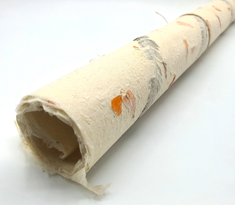 Petal Paper, Babio/Lokta, 70/30 Handmade in the Himalayas. Tree Free & Sustainable. *Marigold and Jacaranda* 90GSM