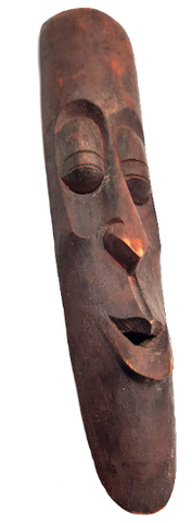 Premium Wooden Mask Wall Hanging, hand carved in Nepal