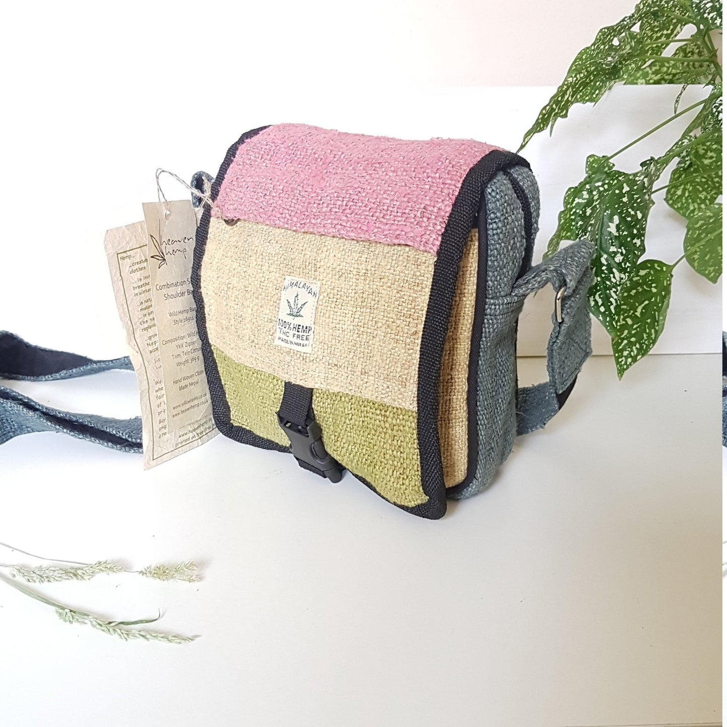 Wild Hemp cross-body 'Bhumi' bag