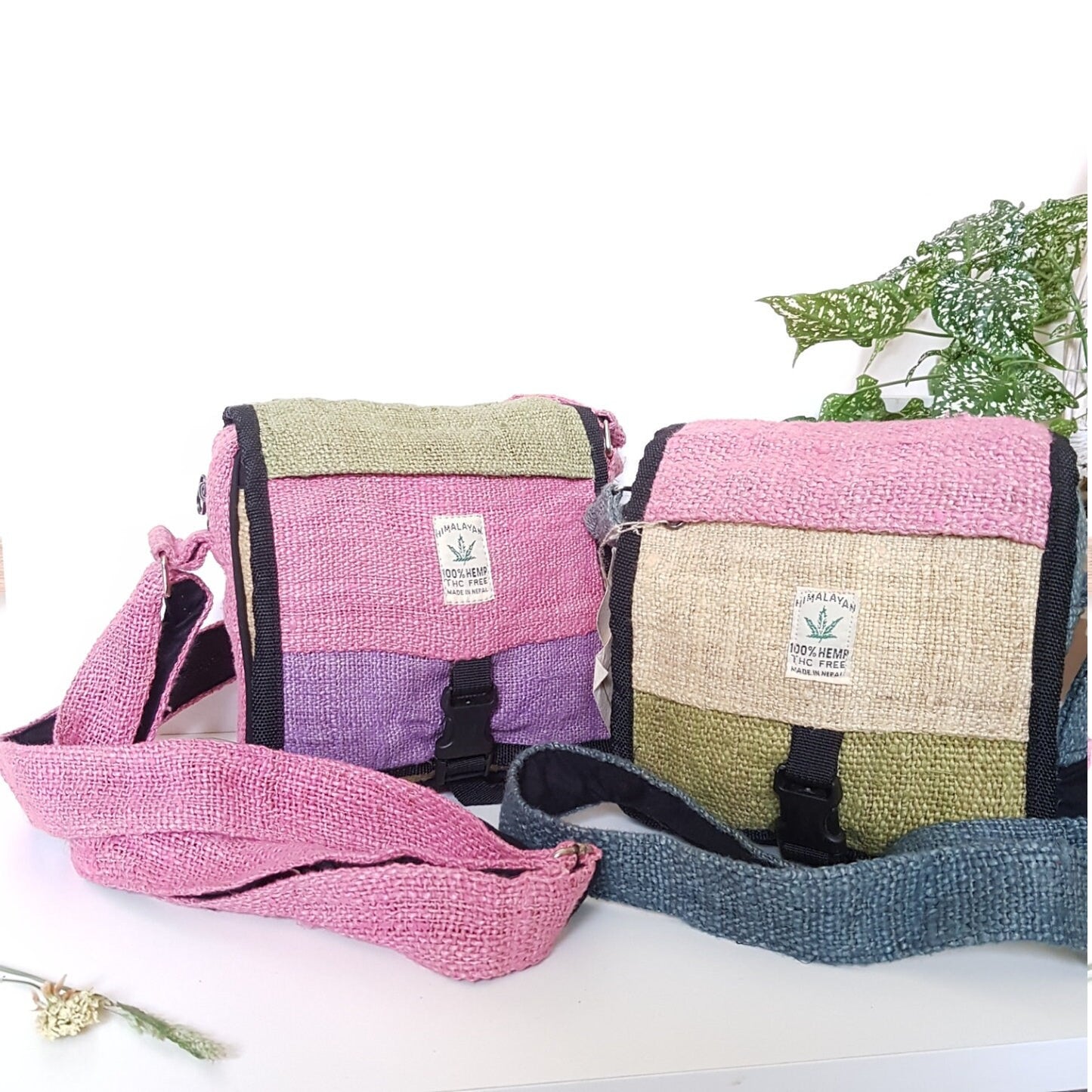 Wild Hemp cross-body 'Bhumi' bag