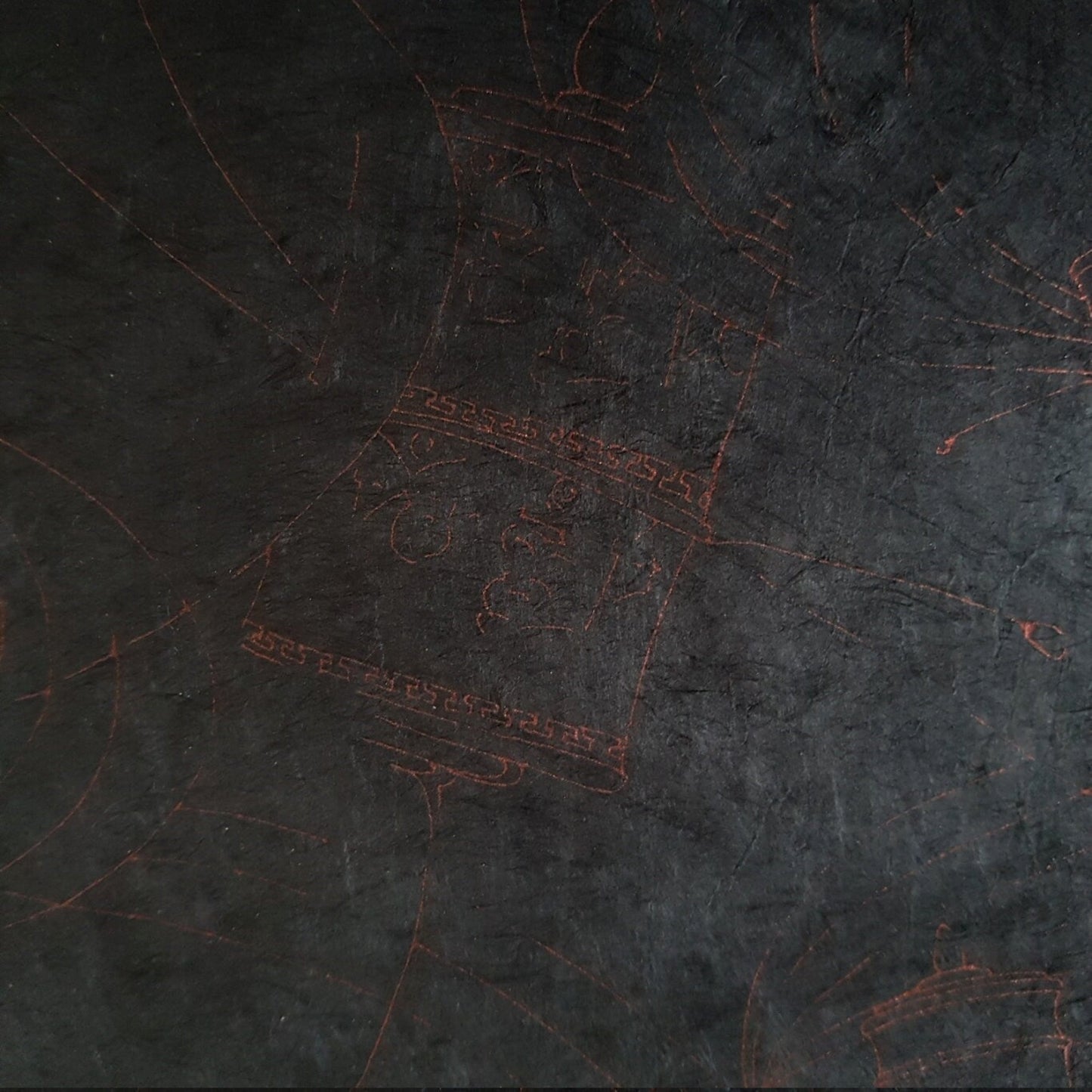 ROSE GOLD Prayer Wheel Print on Lokta Paper, Tree Free & Sustainable