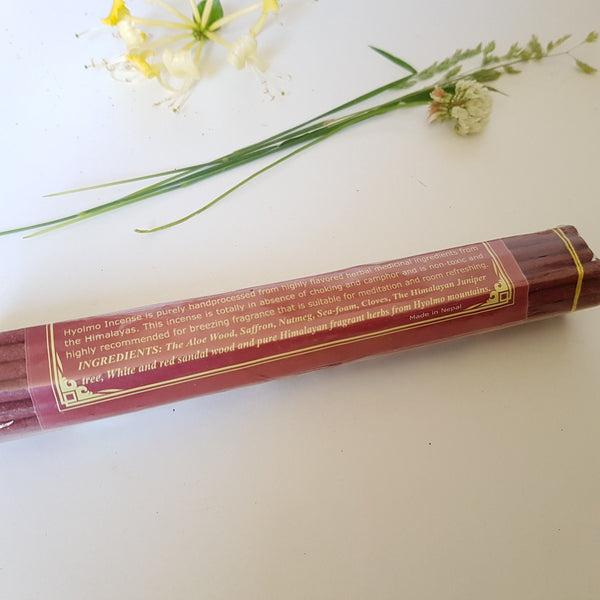 Hyolmo Incense; Chemical Free, All Natural Incense Sticks, Hand rolled.