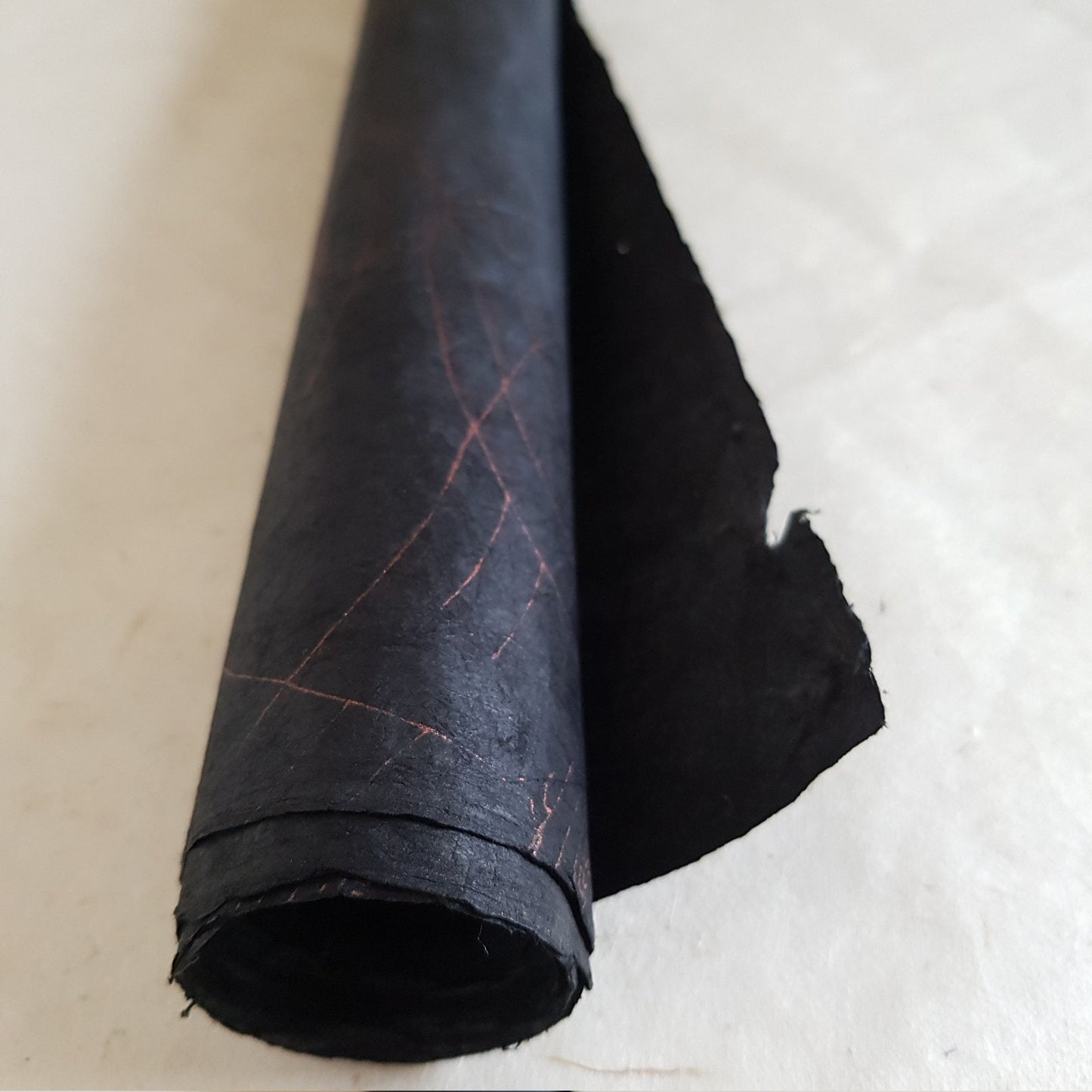 ROSE GOLD Prayer Wheel Print on Lokta Paper, Tree Free & Sustainable