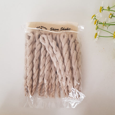 Rope Incense: Camphor and Juniper; Chemical Free, All Natural Incense Sticks, Hand rolled.