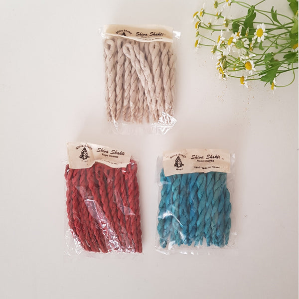 Rope Incense: Camphor and Juniper; Chemical Free, All Natural Incense Sticks, Hand rolled.