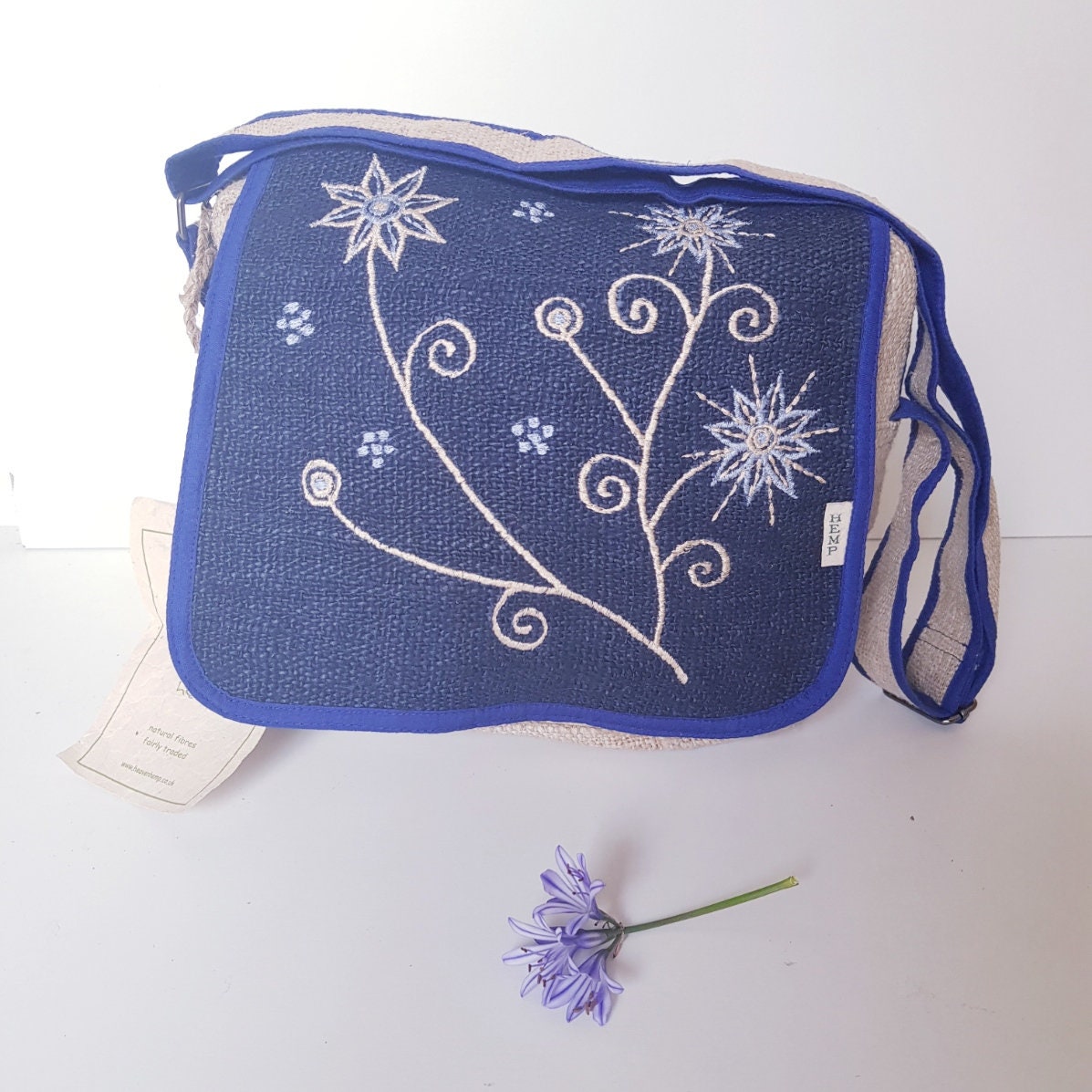Embroidered 'Shakti' Satchel