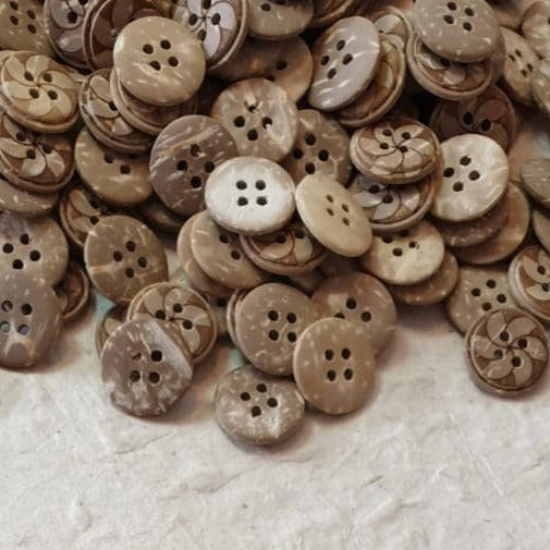 Coconut Buttons, floral