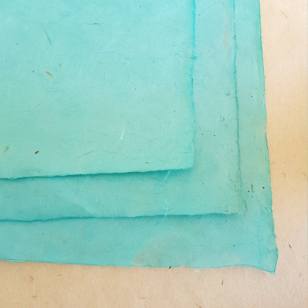 Fresh Mint Lokta Paper Handmade in the Himalayas 60-80GSM