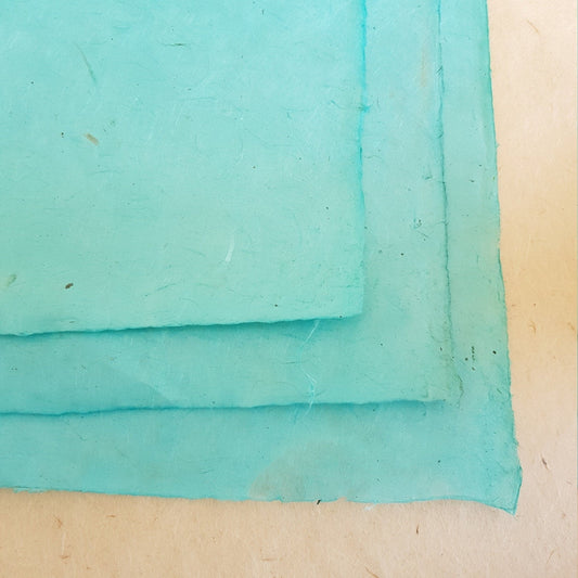 Fresh Mint Lokta Paper Handmade in the Himalayas 60-80GSM