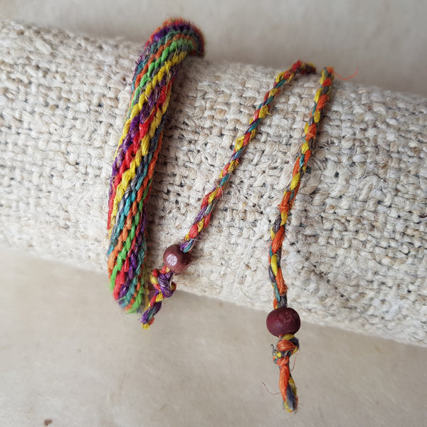 Colourful Hemp bracelet