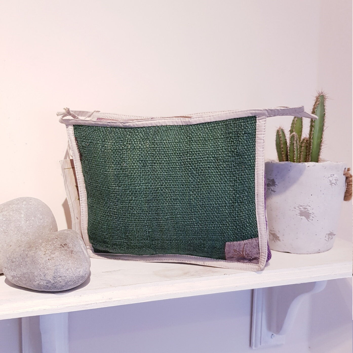 Hemp Wash Care Bag, for toiletries, cosmetics and travel essentials