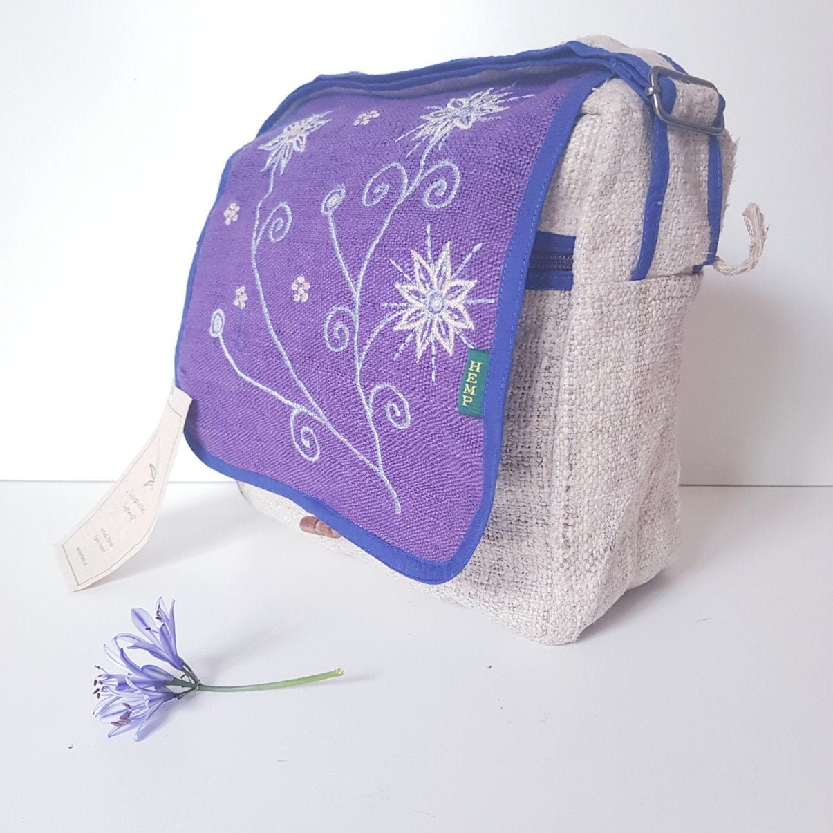 Embroidered 'Shakti' Satchel