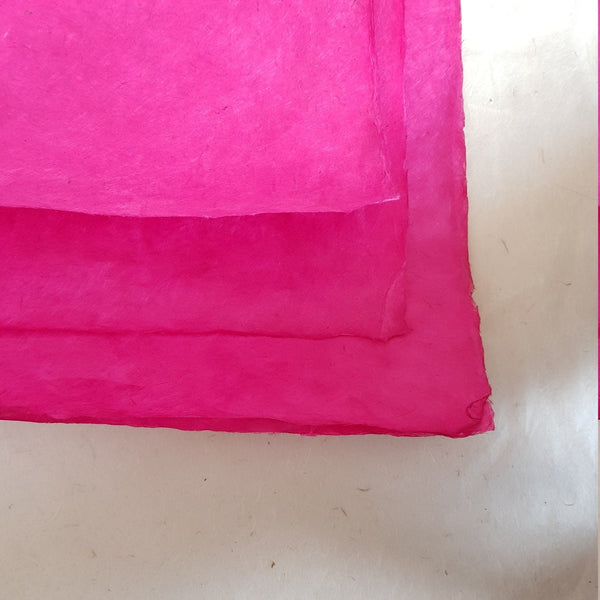 Light Pink Lokta Paper Handmade in the Himalayas 120GSM