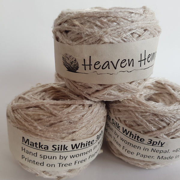 Matka Silk Yarn, Soft & Bulky Yarn.