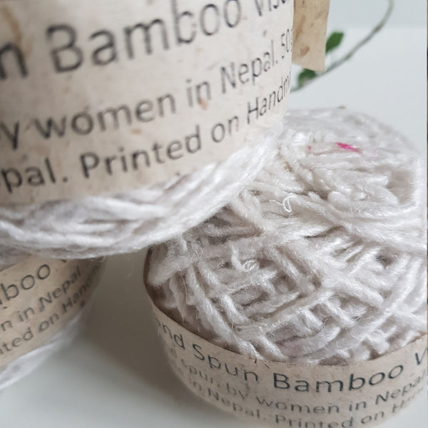 Handspun Bamboo Viscose Yarn