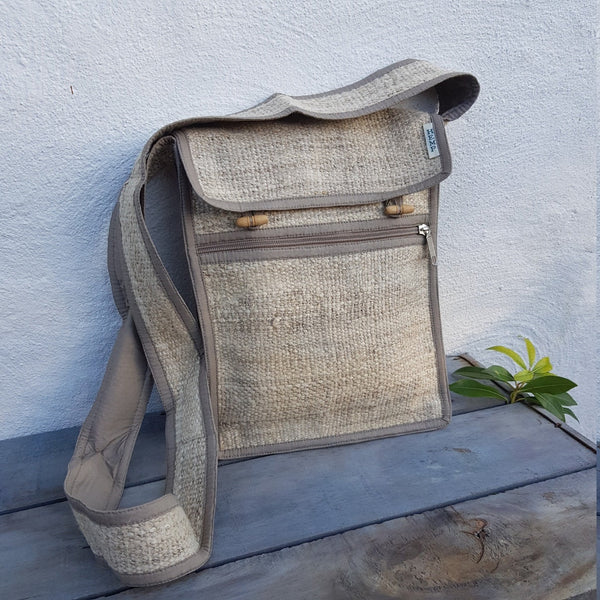 100% Wild Nepali Hemp Crossbody Bag