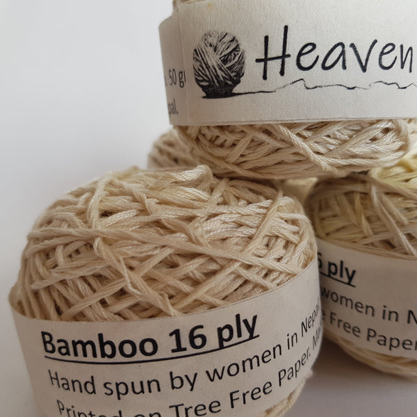 Handspun Bamboo Yarn, 16ply