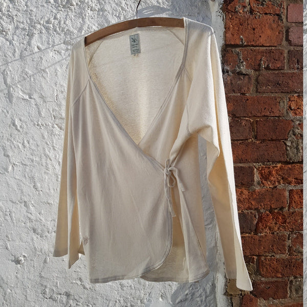 Ladies Hemp Yoga Wrap-Top