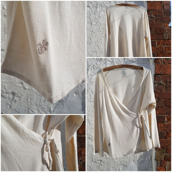 Ladies Hemp Yoga Wrap-Top