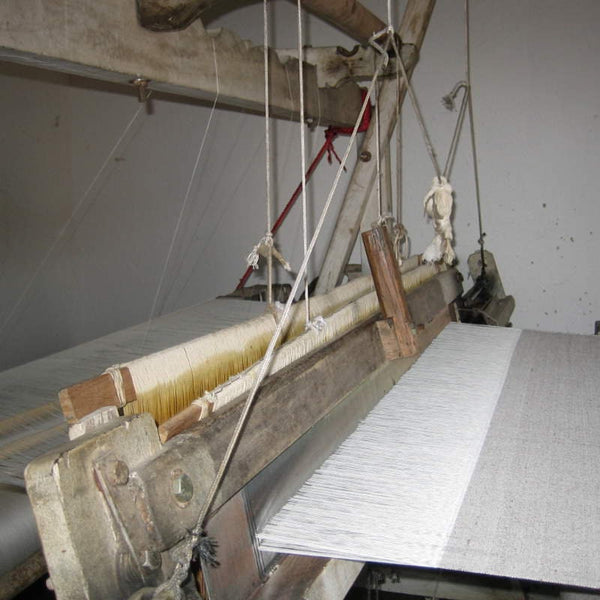 Hemp & Organic Cotton Scarf Woven on a Traditional Hand Loom