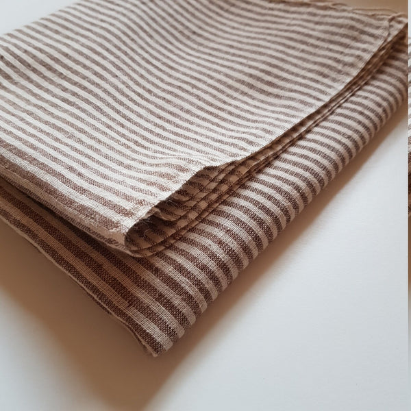 Hemp & Organic Cotton Scarf Woven on a Traditional Hand Loom