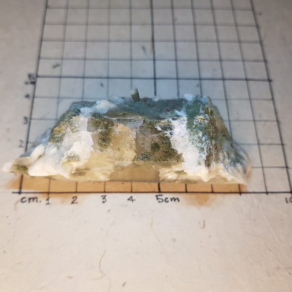 Chlorite Quartz Crystal Cluster from Ganesh Himal, Nepal. Himalayan Green Phantom Quartz. 95gram. Very Rare