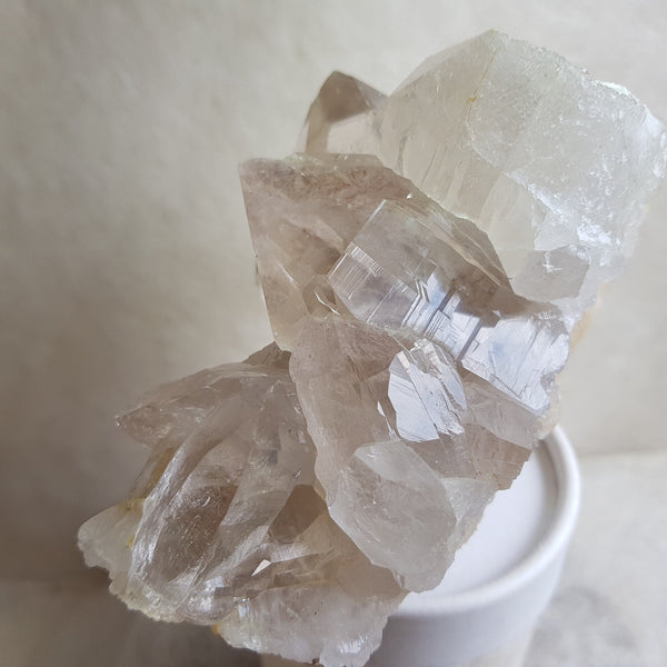 Quartz Crystal Cluster from Ganesh Himal, Nepal. Himalayan Quartz. 590gram. Very Rare