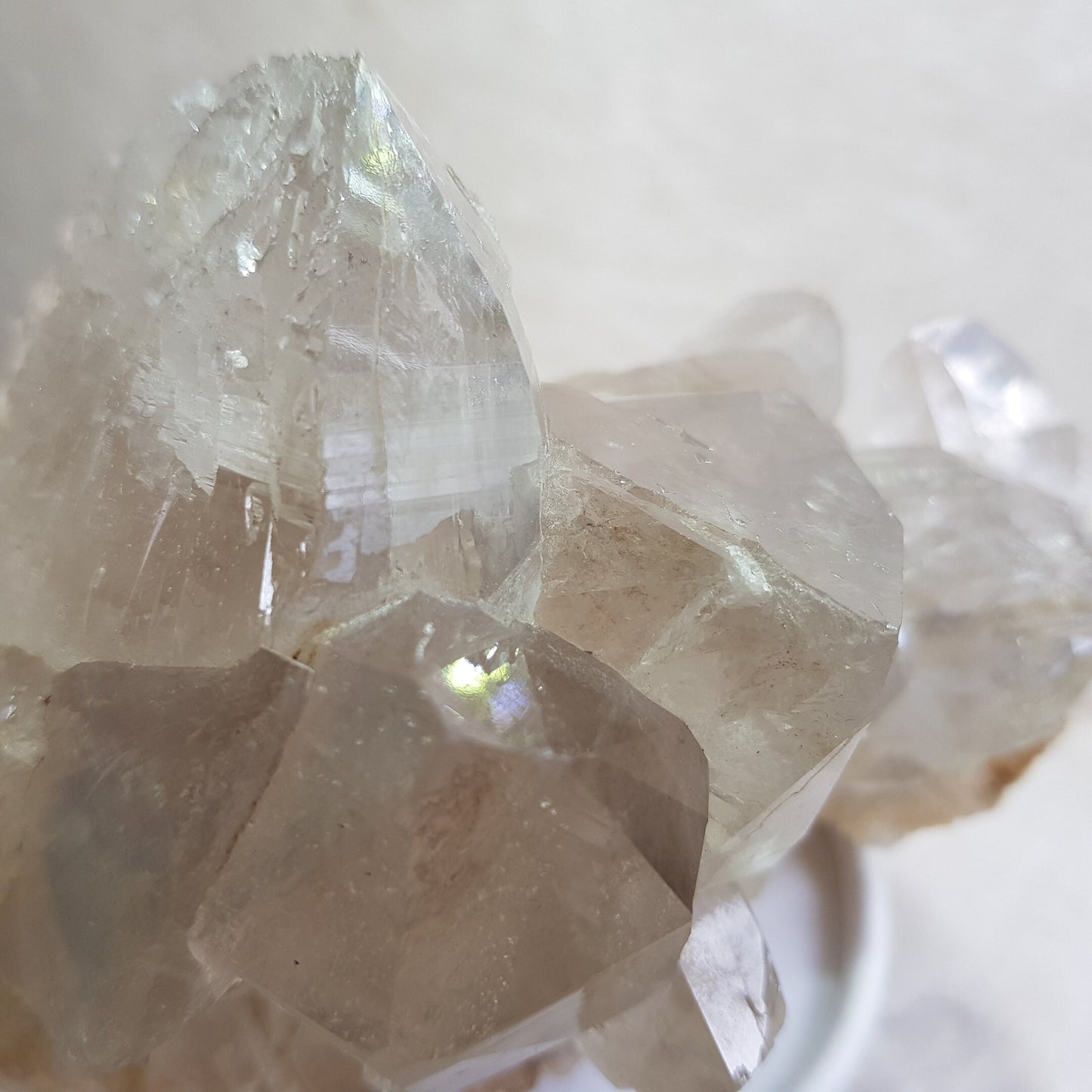 Quartz Crystal Cluster from Ganesh Himal, Nepal. Himalayan Quartz. 590gram. Very Rare