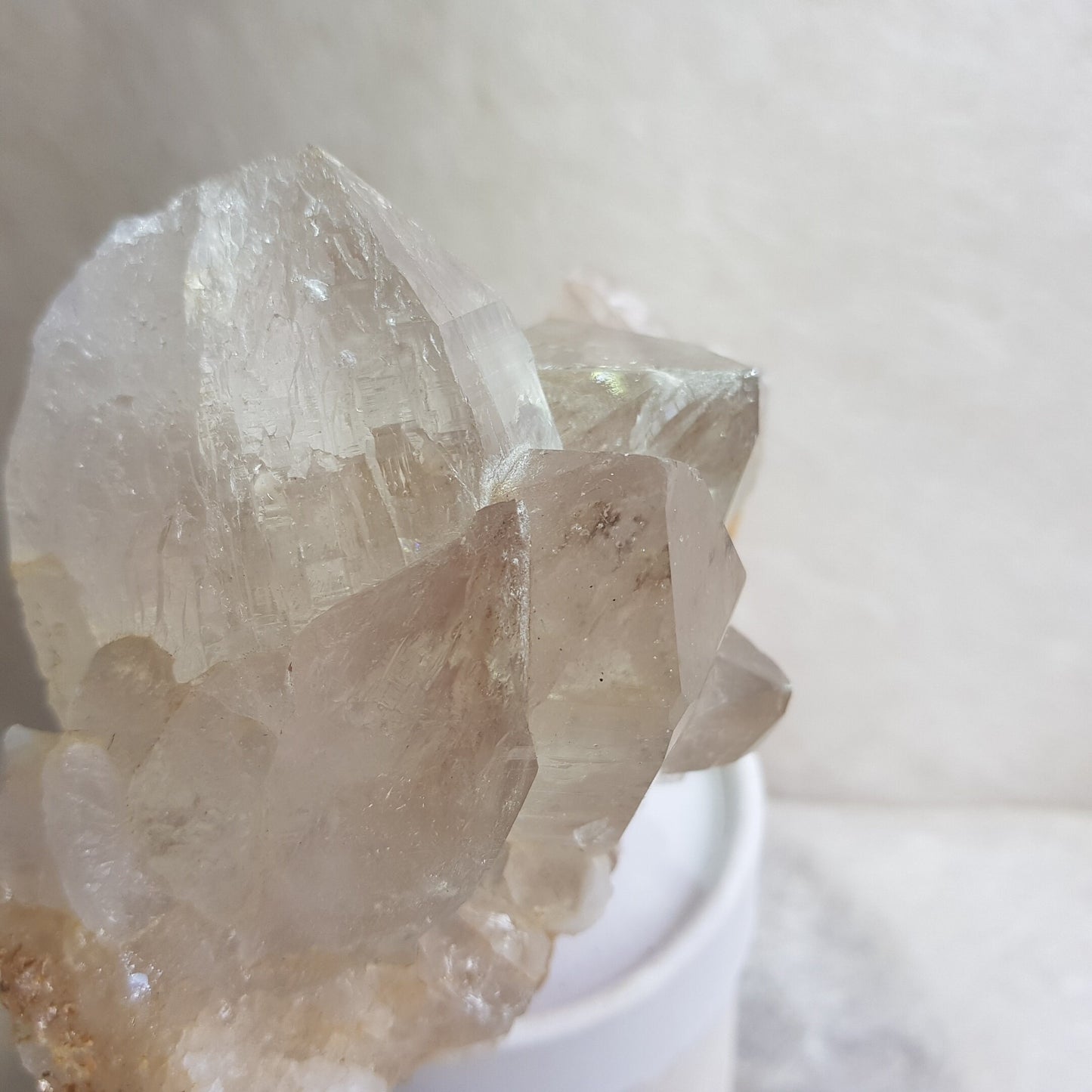 Quartz Crystal Cluster from Ganesh Himal, Nepal. Himalayan Quartz. 590gram. Very Rare