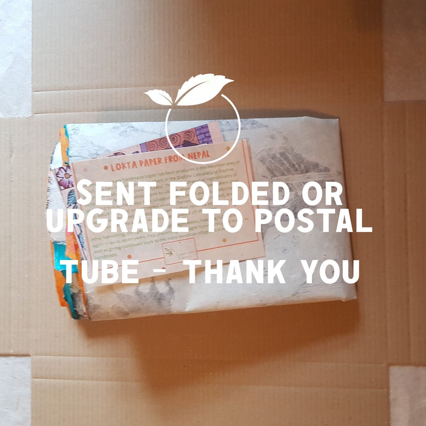 Christmas Decorations Lokta Paper, Handmade in the Himalayas; Black