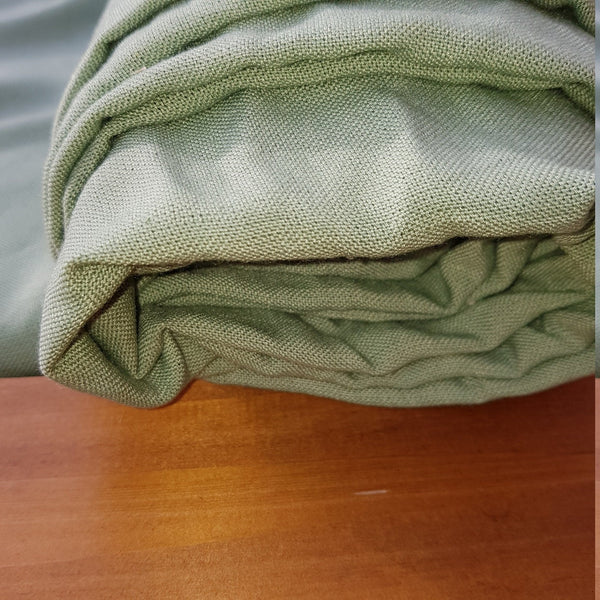 Green Bamboo Challis Fabric
