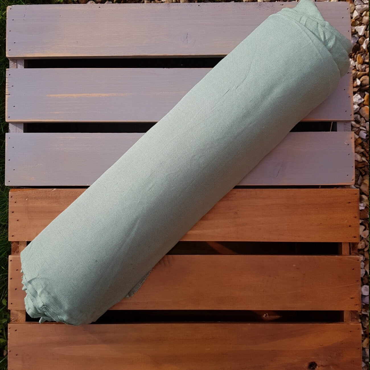 Green Bamboo Challis Fabric