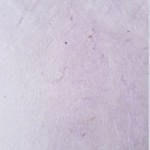 Very light lilac Lokta Paper Handmade in the Himalayas 60-80GSM