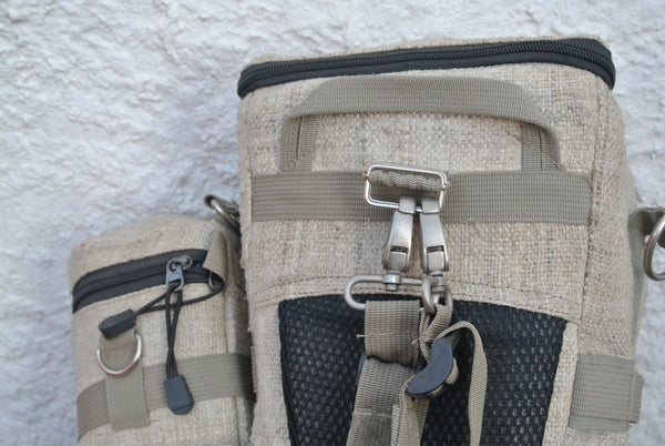 Wild Hemp Camera Bag; Padded waterproof inside lining