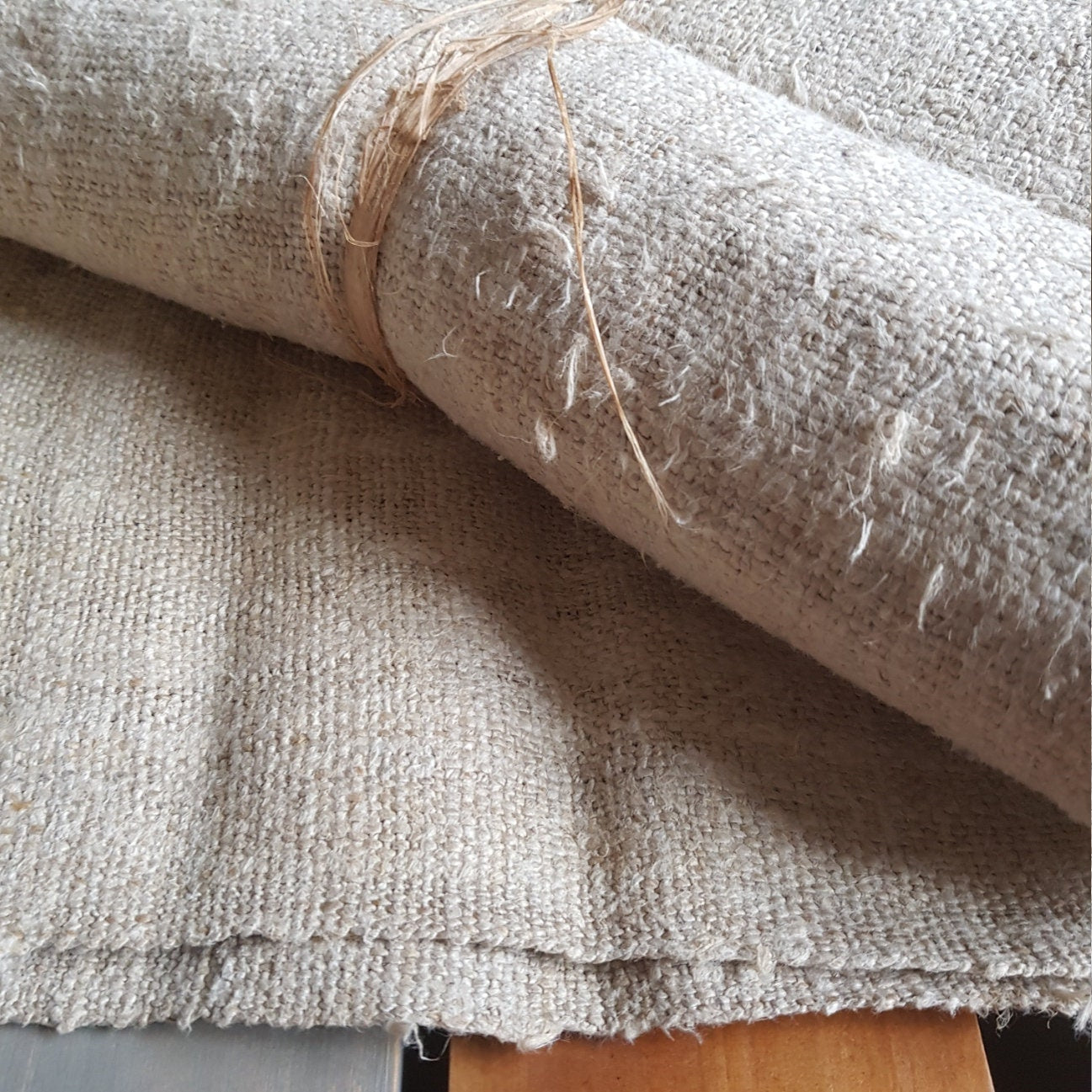 Rare Vintage Wild Nepali Hemp Fabric