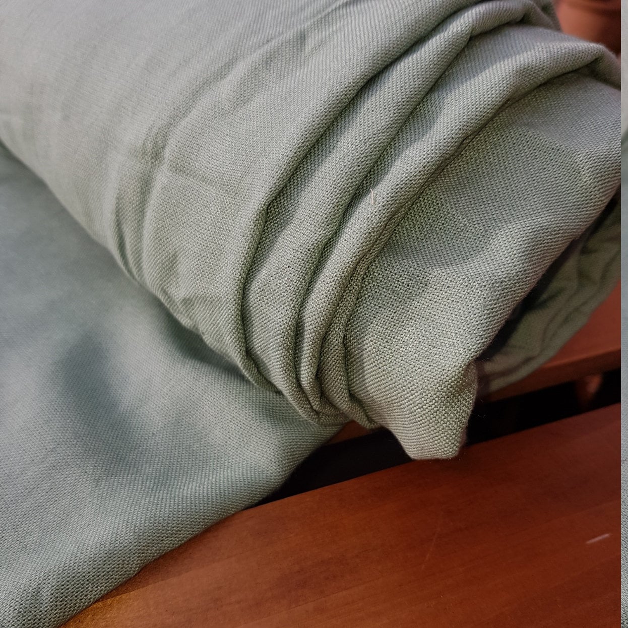 Green Bamboo Challis Fabric