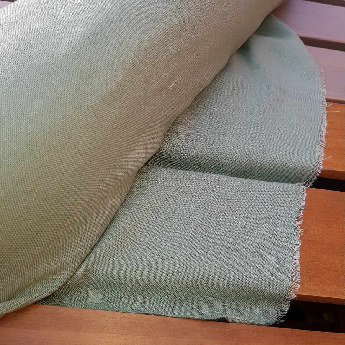 Green Bamboo Challis Fabric