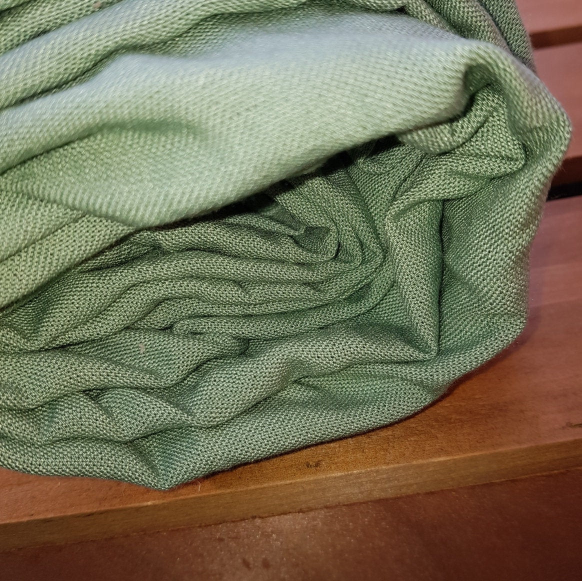 Green Bamboo Challis Fabric
