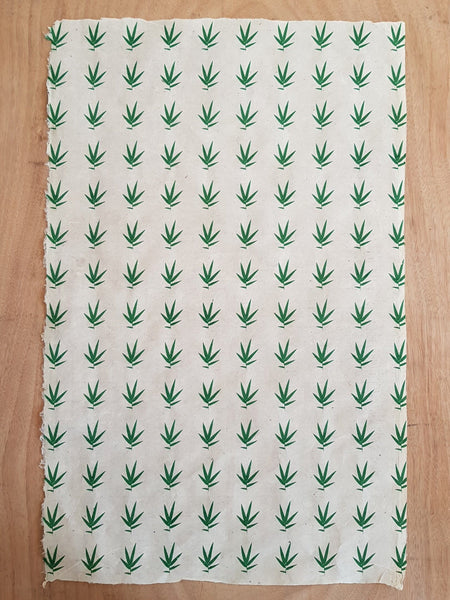Bamboo Print on Lokta Paper, Tree Free & Sustainable