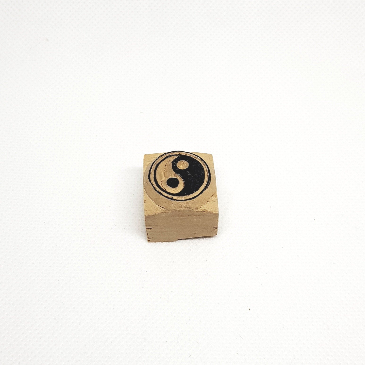 Ying Yang Wooden Stamp