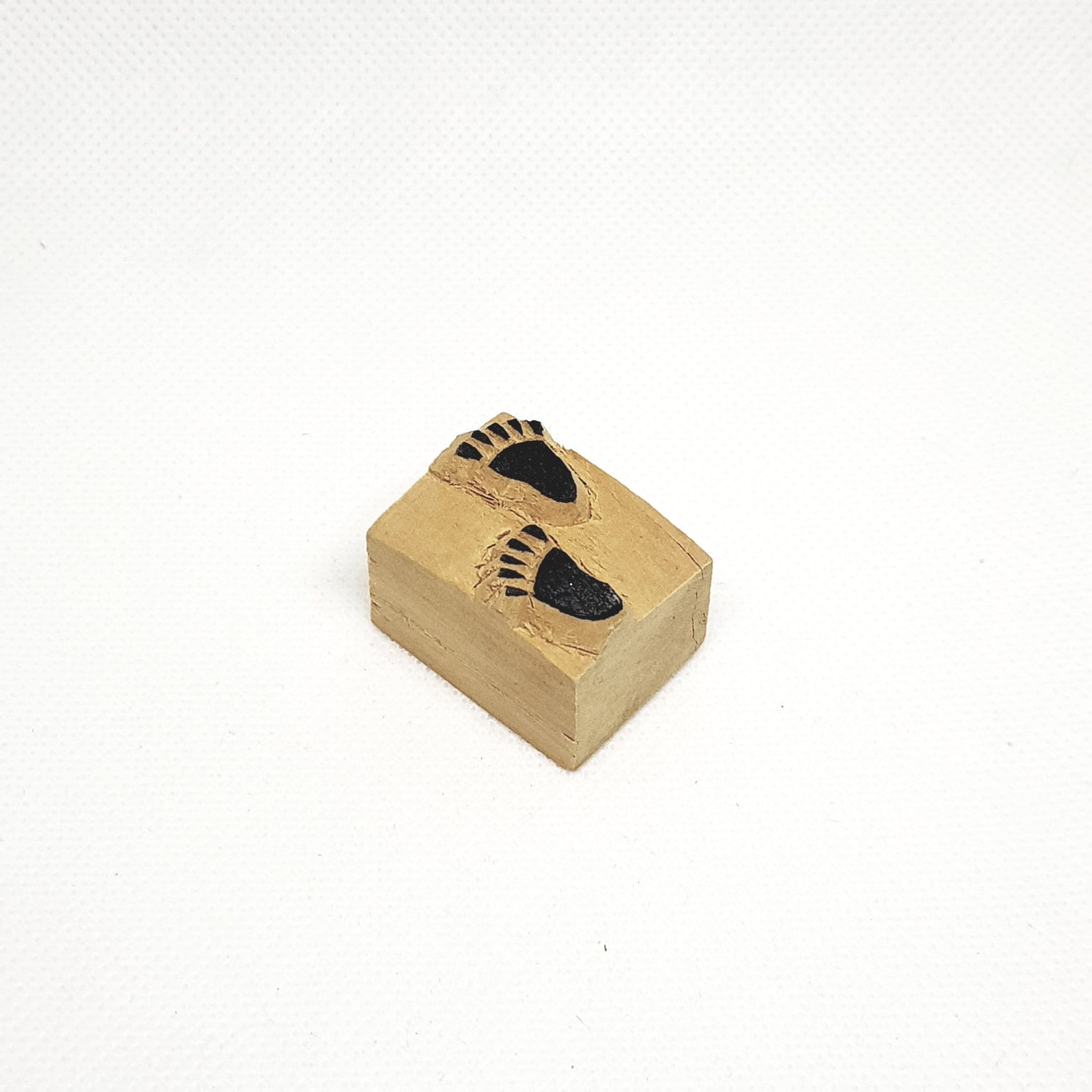 Footprint Wooden Stamp