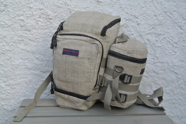 Wild Hemp Camera Bag; Padded waterproof inside lining