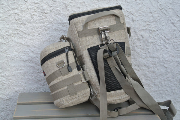 Wild Hemp Camera Bag; Padded waterproof inside lining