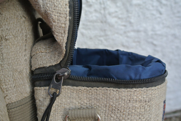 Wild Hemp Camera Bag; Padded waterproof inside lining