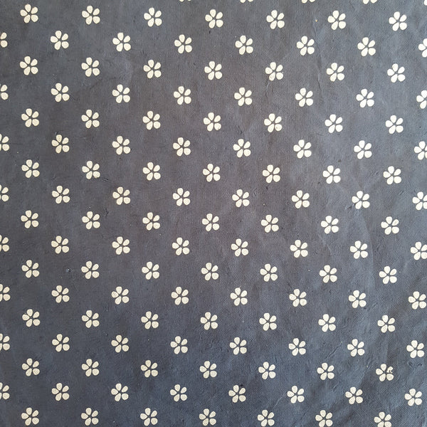 Silver Daisies Print on Lokta Paper, Tree Free & Sustainable