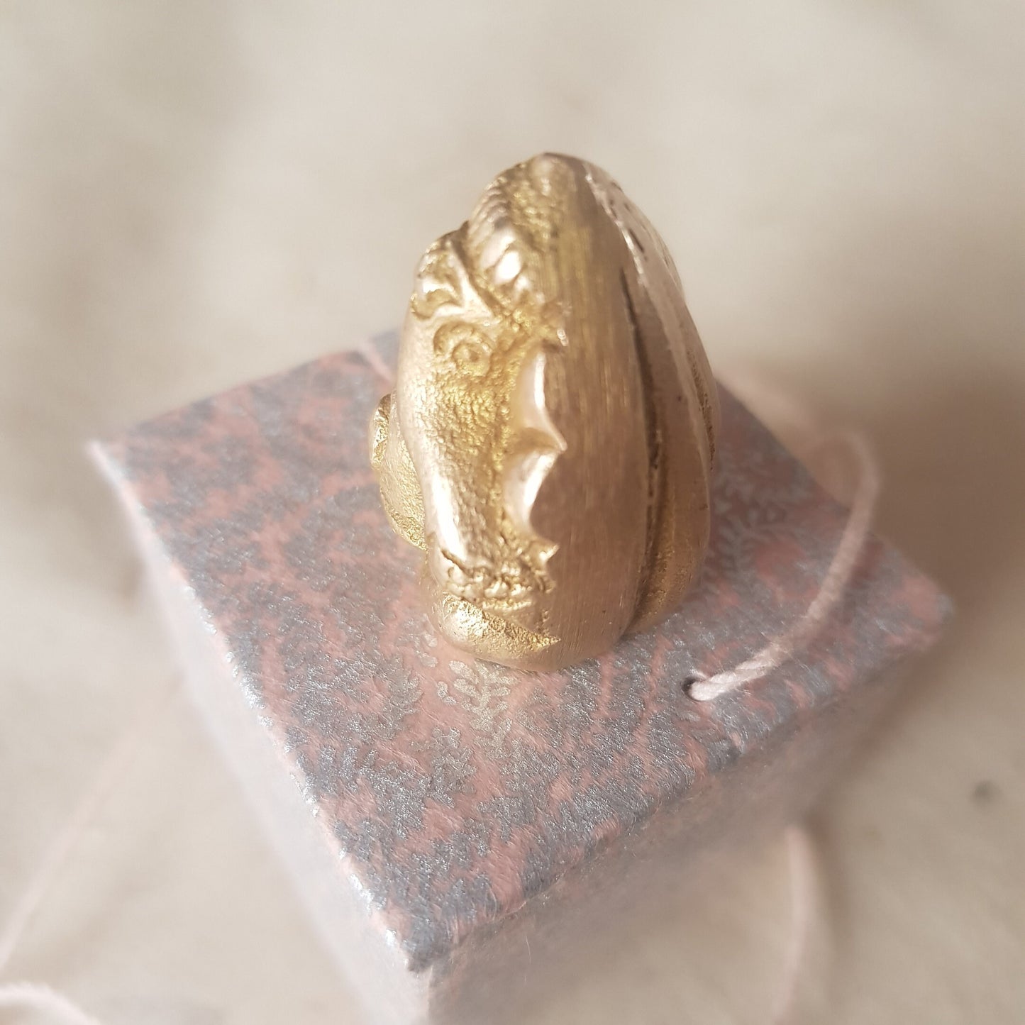 Brass Ganesh figurine