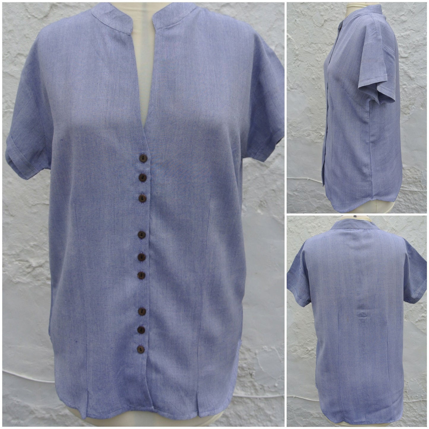 Ladies Bamboo Blouse in Lilac or Sand