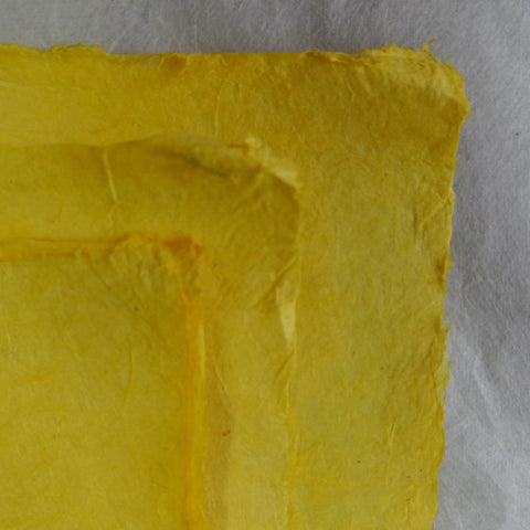 Plain Yellow Lokta Paper 120GSM
